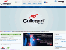 Tablet Screenshot of callegari1930.com